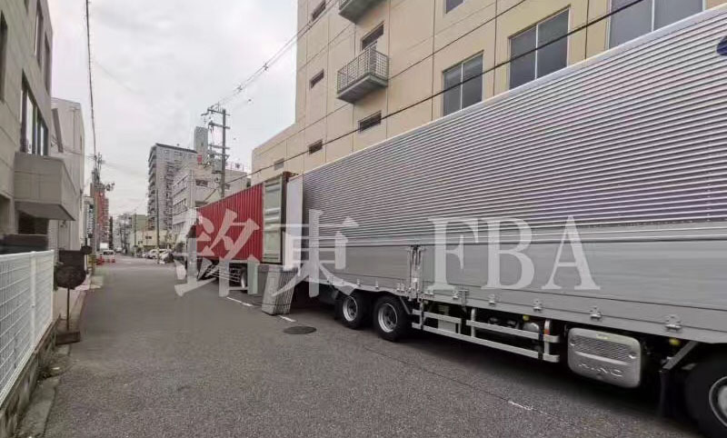 铭東FBA集装箱卸货及仓储区展示